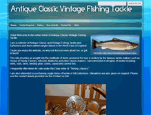 Tablet Screenshot of antique-classic-vintage-fishing-tackle.co.uk